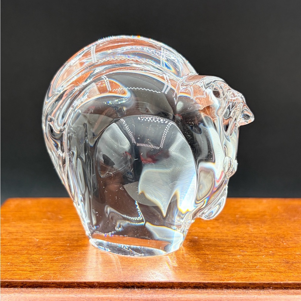 Vintage 2004 Steuben Crystal Hand Cooler TURKEY #5552